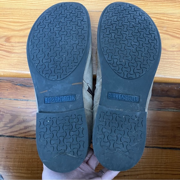 Birkenstock Sarnia Slouchy Boots Taupe Beige Factory Distressing size 38, 7, 7.5 - Picture 11 of 14